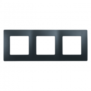 Рамка 3 поста Legrand Etika 672583 антрацит