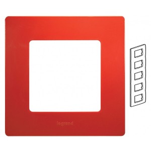 Рамка 5 постов Legrand Etika цветная