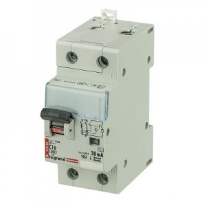 Автомат дифференциальный Legrand 1P 16А, тип С, 6кА, 1M