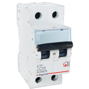 Выключатель автоматический Legrand TX3 2P 25А, тип С, 6кА, 1M