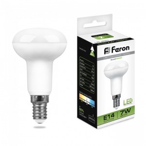 Лампа светодиодная Feron LB-450 7W LED R50 E14 4000K