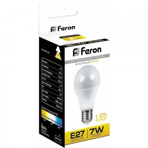 Лампа светодиодная Feron LB-91 7W LED E27 2700K