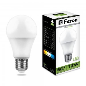 Лампа светодиодная Feron LB-93 12W LED E27 4000K