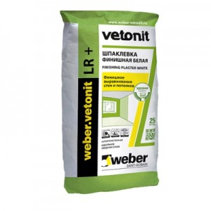 Шпатлевка полимерная Weber Vetonit LR+, 20 кг