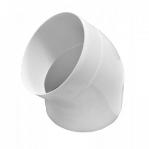 Колено круглое D-125 мм 45°, шт Колено круглое D-125 мм 45°, шт