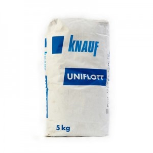 Шпатлевка гипсовая для заделки стыков ГКЛ Knauf Uniflott, 5 кг Шпатлевка гипсовая для заделки стыков ГКЛ Knauf Uniflott, 5 кг