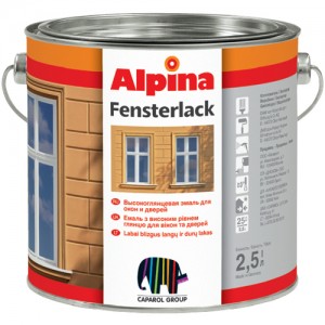 Эмаль для окон и дверей Alpina Fensterlack, 2.5 л