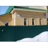 Лист профилированный фигурный С-10 0,45мм PE RAL6005 GrandLine, м2